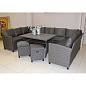 Комплект плетеной мебели AFM-370A Dark Grey