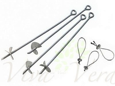 комплект анкеров для крепления теплиц, гаражей от производителя в магазине viva-verde.ru