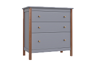Комод Classic 3 ящика (серый). Современная мебель для спальни. Более 100 видов гарнитур, кроватей, комодов, диванов. Доставка 24/7. Фирменная гарантия на мебель.
