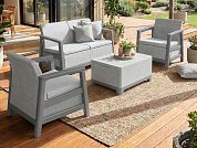 комплект мебели сканди (scandi linea 2 seater set) пепельно серый в официальном магазине viva-verde.ru
