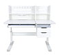 Парта Ortensia II Grey Cubby Серый