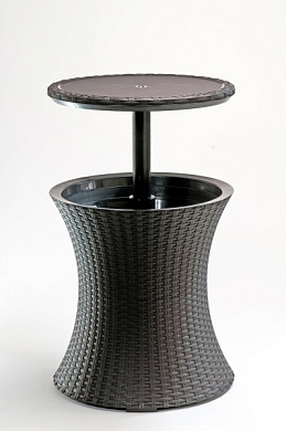 стол кул бар раттан (cool bar rattan) коричневый в официальном магазине viva-verde.ru