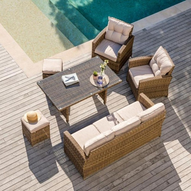 комплект плетеной мебели afm-311bl beige в официальном магазине viva-verde.ru