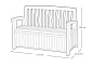 Скамья Патио Бенч (Patio Bench) белая