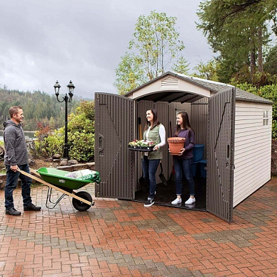 пластиковый хозблок lifetime 7x12 от магазина viva-verde.ru