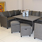 Комплект плетеной мебели AFM-370A Dark Grey