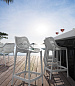Стул пластиковый полубарный Siesta Contract Air Bar 65