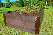 Доска грядочная NauticPrime 450*35*2950мм, венге. Грядки из ДПК – долговечные садовые грядки из древесно-полимерного композита.