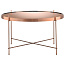 Стол josen, D64,4 см, розовый/медный