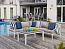 Садовая мебель из алюминия LEONE LOUNGE WHITE