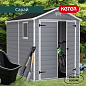 Сарай "Манор 6x8DD" (размеры 177х230 см), серый
