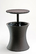 стол кул бар раттан (cool bar rattan) коричневый в официальном магазине viva-verde.ru