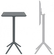 стол пластиковый барный складной siesta contract sky folding bar table 60 в официальном магазине viva-verde.ru