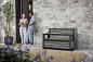 Скамья ДЕКО ясень (Deco Garden Bench) 227 л.