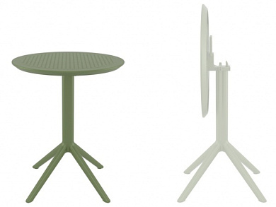 стол пластиковый складной siesta contract sky folding table 60 в официальном магазине viva-verde.ru