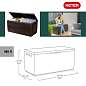 Сундук Спрингвуд (SPRINGWOOD STORAGE BOX) 305л, коричневый