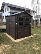 сарай scala 6x8, коричневый от магазина viva-verde.ru
