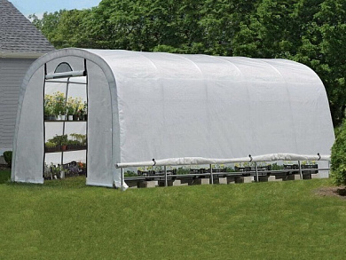 теплица coverit 3x6x2,4м, круглая крыша от производителя в магазине viva-verde.ru
