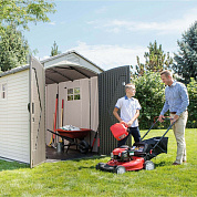 пластиковый сарай lifetime 7x9,5 от магазина viva-verde.ru