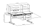 Парта Ortensia II Grey Cubby Серый