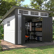 пластиковый сарай flexi house 10х10 от магазина viva-verde.ru