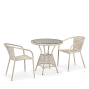 комплект плетеной мебели t705ant/y137c-w85 2pcs latte в официальном магазине viva-verde.ru