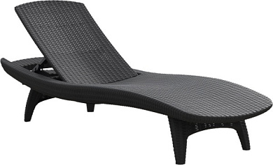 шезлонг пацифик (pacific) серый в официальном магазине viva-verde.ru
