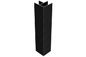 Угловой элемент для клумбы Holzhof Eco 25*300, 90град. Грядки из ДПК – долговечные садовые грядки из древесно-полимерного композита.