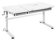 Парта для школьника Iris Grey (New) Cubby Серый. Растущие парты, парты-трансформер для дома и школы. За такой партой школьник будет учиться на отлично ⭐⭐⭐⭐⭐