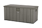 Сундук пластиковый WoodLook, 570 л, серый