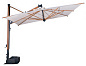Зонт профессиональный 3х4 м Scolaro Galileo Wood
