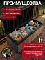 Сундук Дарвин 380 л (Darwin Box 380L) графит