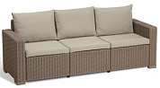 диван калифорния 3-х местный (california 2 sofa), капучино в официальном магазине viva-verde.ru