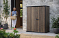 Шкаф Вертикальный (Vertical Shed) 1400 L орех
