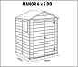 Сарай Манор 6x5DD (Manor 6x5DD), серый
