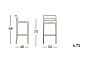 Стул барный пластиковый Scab Design Divo